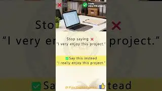 Stop Saying ❌ This English Mistake at Work! Say ✅ Instead 💼 #shorts #learnenglish  #english