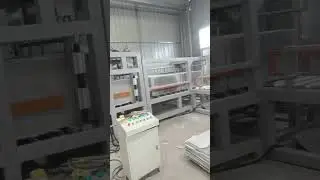 EPS cement insulation block cutting machine line,foamed cement cutter