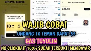 How to cheat the CapCut event, invite 10 friends and get $5 easily