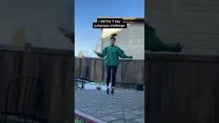 7 DAY JUMP ROPE CHALLENGE #shorts