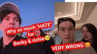 Why so much HATE for Becky & Richie 🥺 very  WRONG 😡