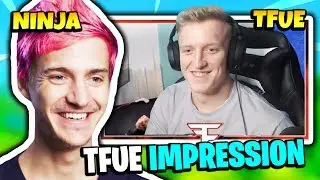 NINJA DOES TFUE IMPRESSION & TFUE REACTS | Fortnite Daily Funny Moments Ep.157