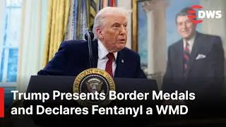TRUMP'S POWERFUL REMARKS: Mexican Border Defense Medal Ceremony & Executive Order on Fentanyl | AC1E