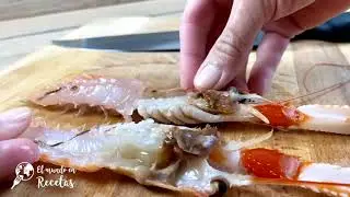 C&Oacute;MO ABRIR UNA CIGALA PARA COCINARLAS A LA PLANCHA O AL HORNO ⭐️⭐️⭐️⭐️⭐️