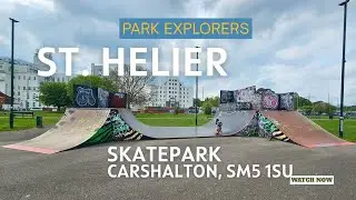 Right next to a hospital so you can go big - St Helier Skatepark!