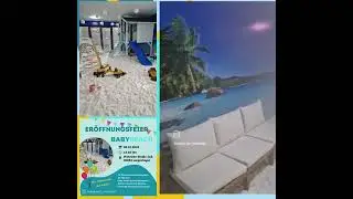 Babybeach Hannover-Langenhagen. W&auml;hrend des Inhalierens k&ouml;nnen die Kinder spielen.