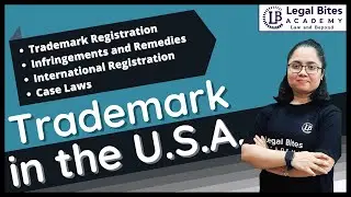 Trademark in the USA | Registration | Infringements | Remedies | Legal Bites Academy
