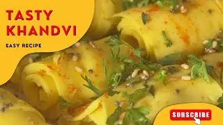 क्यों हर कोई इस सॉफ्ट खांडवी का दीवाना है?| The Ultimate Soft & Savory Khandvi#khandvi#food#cooking