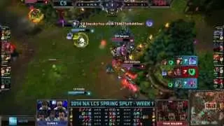 2014 NA LCS W1D1 Highlight Movie [Part1]