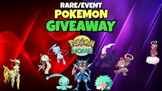 Pokemon HOME: Ash-Greninja, Shiny Manaphy, Hoopa, Shiny Darkrai, & More Giveaway! 🟢 🔴 #pokemonhome