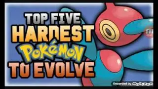 Top 5 Hardest Pokemon To Evolve #pokemongo