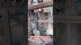 Automatic powder premade bag zipper bag packaging machine