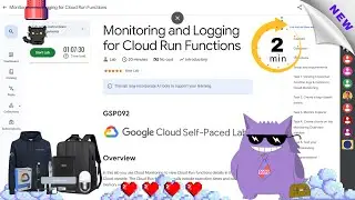 Monitoring and Logging for Cloud Run Functions  #2025 | #GSP092 |#qwiklabs |#Solution
