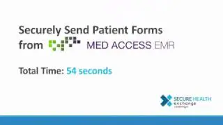Export files from Med Access to Secure Health Exchange