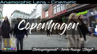 Copenhagen, Denmark | Str&oslash;get | Busy Thursday | Anamorphic Lens (Cinematic) | 4K | Spring | 2023