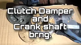 kmx125 left crankshaft oil seal leak replace oilseal/Rubber dumper Ep.04