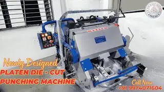 Newly Designed Platen Punching Machine || S. K. PACKAGE MACHINE