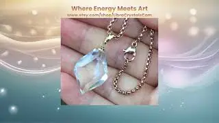 💎 Lilac Quartz Hexagonal Point Generator Cut Pendant Necklace &mdash; Clarity, Calm & Light