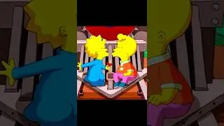 Maggie carefully gets ready to meet her love in Springfield park #simpsons #shorts