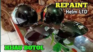 HIJAU BOTOL || REPAINT Helm LTD