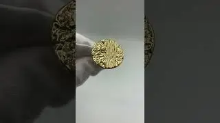 18K Gold Plated Women&rsquo;s Ring Open Back Adjustable Textured #18kgoldplated #waterproofjewelry #ring