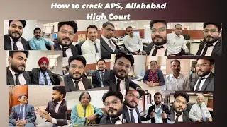 How to crack APS, Allahabad High Court Examination || APS || Allahabad High Court