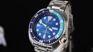 Seiko Prospex Blue Lagoon Limited Edition SRPB09 and SRPB11 with Lume Check!