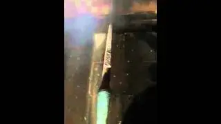 Dry ice blasting fire damage to wood