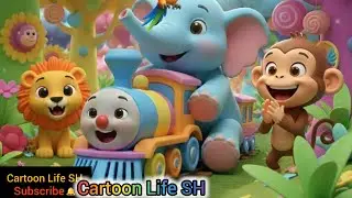 Elephant Humpty train rhymes | Colors songs | Hindi Rhymes | Cartoon Life SH & Nursery Rhymes 