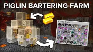 ULTIMATE MINECRAFT BARTERING FARM | EFFICIENT PIGLIN TRADING GUIDE