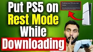 How to Put PS5 on Rest Mode While Downloading ⚡#ps5
