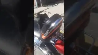 Resultado final de la pintura a mi QLink Legend 250 cc