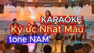 🎸🔥 KARAOKE Ký Ức Nhạt Màu REMIX - Tone NAM (F#)m | mình ANH nơi đây .. | tông NAM | nhạc Anh iU