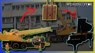 Moving and Installing a Baby Grand Piano 【WSAVLOG#1】wishing Star Academy | Sekolah Musik Jakarta