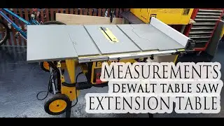 Dewalt Extension Table Dimensions