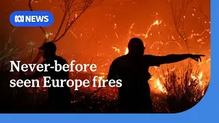 Thousands displaced as southern Europe battles never-before seen fires | ABC NEWS