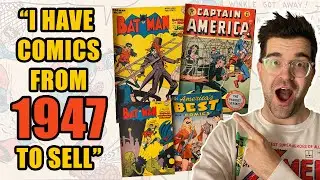 Buying a 1947 Comic Collection w/ Batman, Captain America, Schomberg Art, Archie, & more golden age!