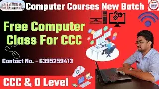 Computer Classes Free Batch CCC Start In Our NFSSA Academy CCC & O Level Computer Classes