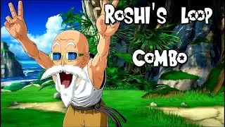 DBFZ - How To Do Roshi's Corner Loop Combo