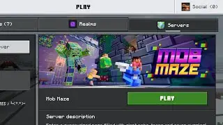 Mencoba Mob Maze - Minecraft Pocket Edition