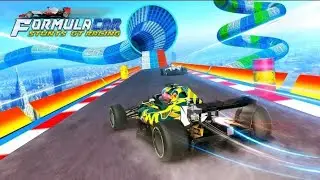 Formula #Car Stunt GT Racing Mega Ramp Car -Android mobile  gameplay#5 Top Speed hard racing