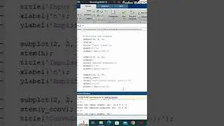 Discrete Time Convolution In DSP | Communication System #viral #pythonic @educatoracademy1813