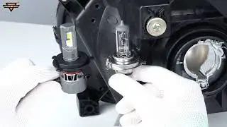 How to Install H4 9003 LED Headlight Bulbs Auxbeam&reg; F18 Series