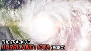The Track of Hurricane Iota (2020)