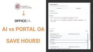 Office24 | How to Automate the Registration of Notarial Acts (Portal OA) with AI