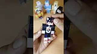 moend minecraft skin papercraft #shorts