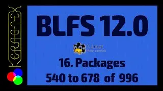 16. Packages 540 to 678 of 996 - How to build Beyond Linux From Scratch (BLFS) 12.0 Tutorial