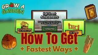 How to Get + Showcase Fall Event Achievements in Grow A Garden (Fastest ways)