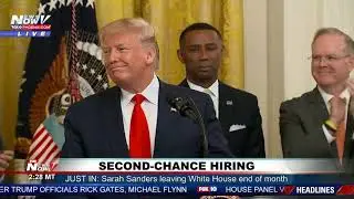 LIFE AFTER PRISON: President Trump Hosts Second Chance Hiring Event