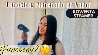 Plancha Cortinas en minutos a Vapor Unboxing (Rowenta Steamer) Cortinas IKEA 100% algodón